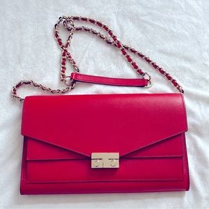 Tory burch red crossbody
